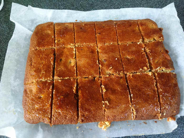 Easy GlutenFree Apricot and Marmalade Traybake Recipe Delishably