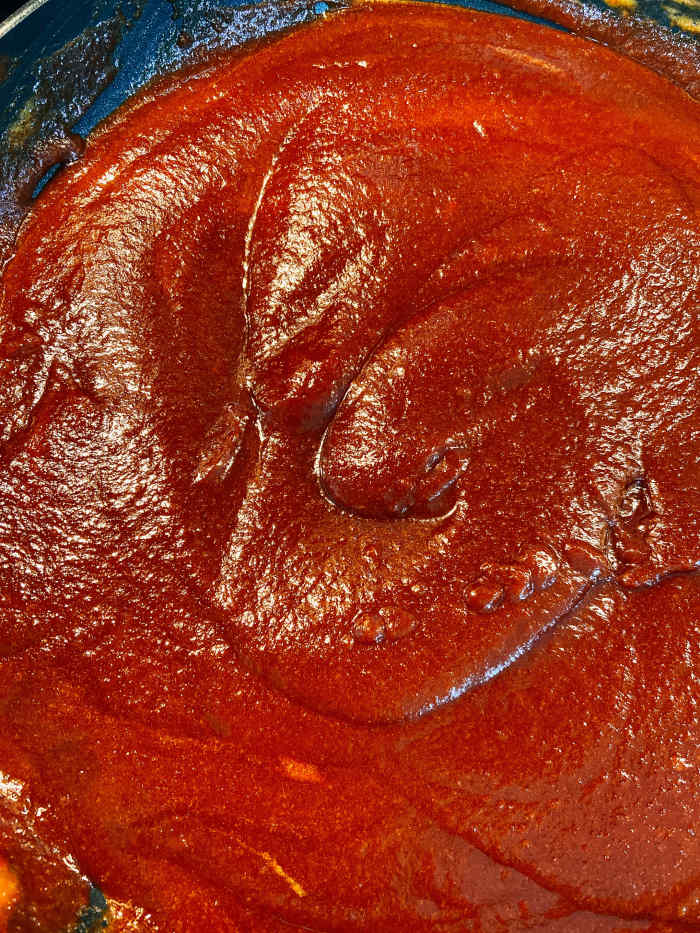 Srikaya is a Malaysian coconut jam that is smooth, rich, and a beautiful dark amber color