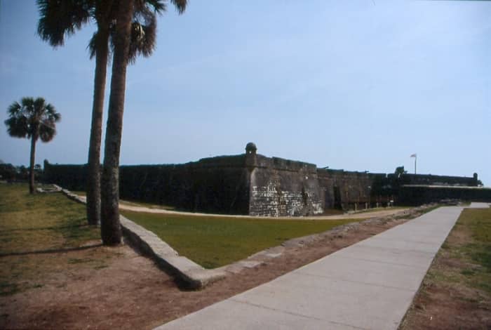 Castillo de San Marcos in St. Augustine, Florida: The largest and best-preserved Spanish fort in continental U.S.