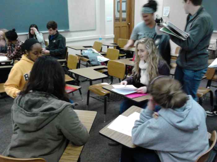 Students Editing Papers