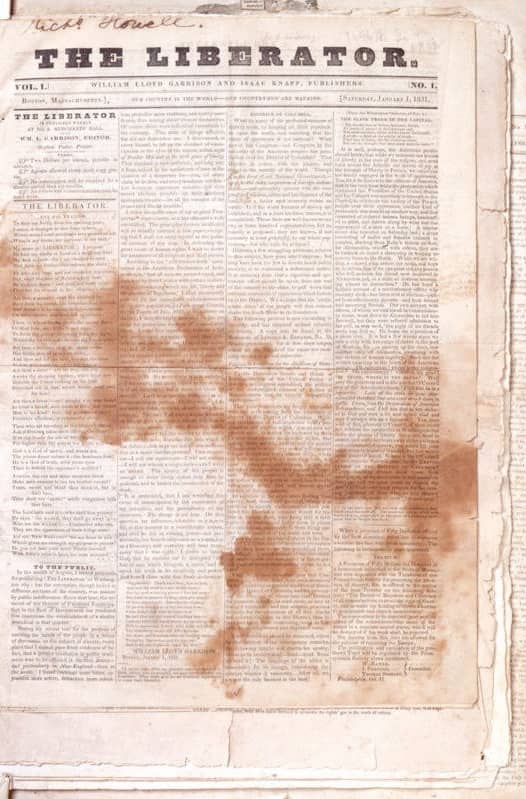 The Liberator 1831, the first year of publication.