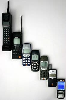Can you hear me now? Mobile phones have come a long way. Today's standard smartphones are much lighter, sleeker, and more advanced than Dr. Cooper's original invention.