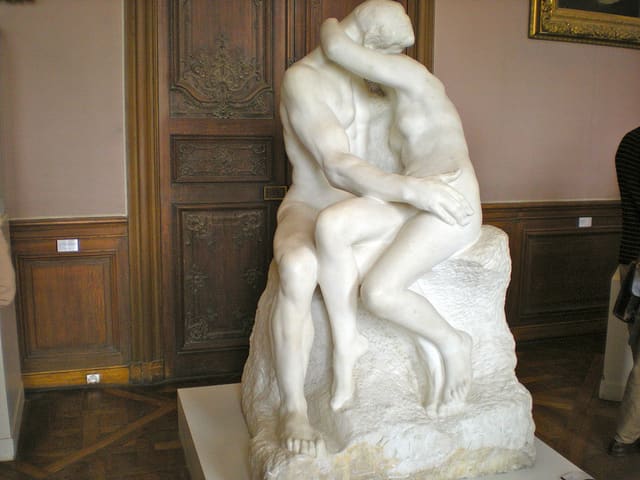 Rodin's The Kiss ... this once-controversial sculpture was finished in 1882 and was originally entitled Francesca da Rimini.