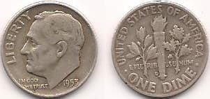 FDR's image has been on the dime since his death in 1945, to commemorate the millions raised by the March of Dimes campaigns for polio research and treatment.