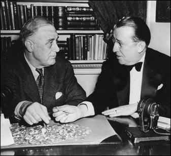 FDR with O'Connor, who was at first reluctant to take on this project, then quickly became dedicated to it.