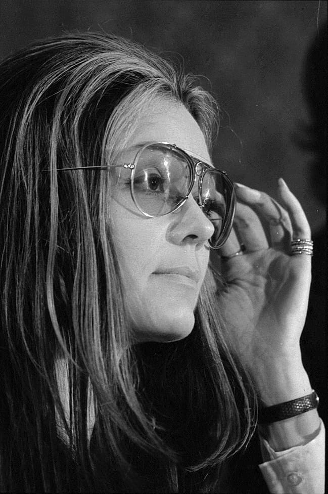 Gloria Steinem was an eminent journalist and editor of Ms. magazine. She followed the rules of usage to the letter.
