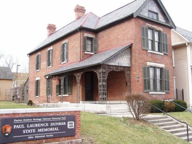 Home of Paul Laurence Dunbar in Dayton, Ohio.