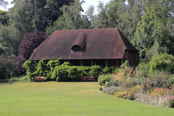 The Pavilion Garden. This old pavilion - believe it or not - once featured in an episode of 'Doctor Who'. Though in 'The Androids of Tara', the Pavilion isn't at Leeds Castle - it is on an alien planet!
