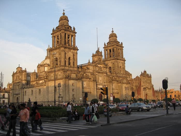 The Metropolitan Cathedral in the heart of the historic center of Mexico City is only one among the many examples of fine architecture found in the city.