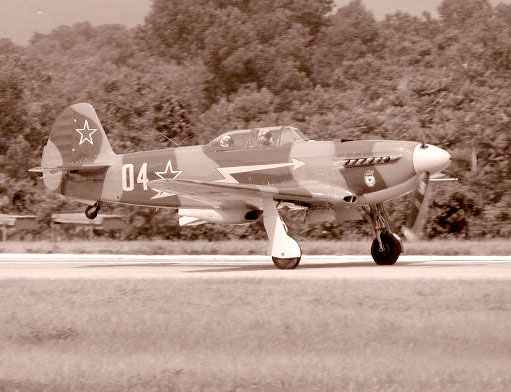 Near the end of the Second World War, the Yak-9 was the first Soviet fighter aircraft to shoot down a Messerschmitt Me262 jet.