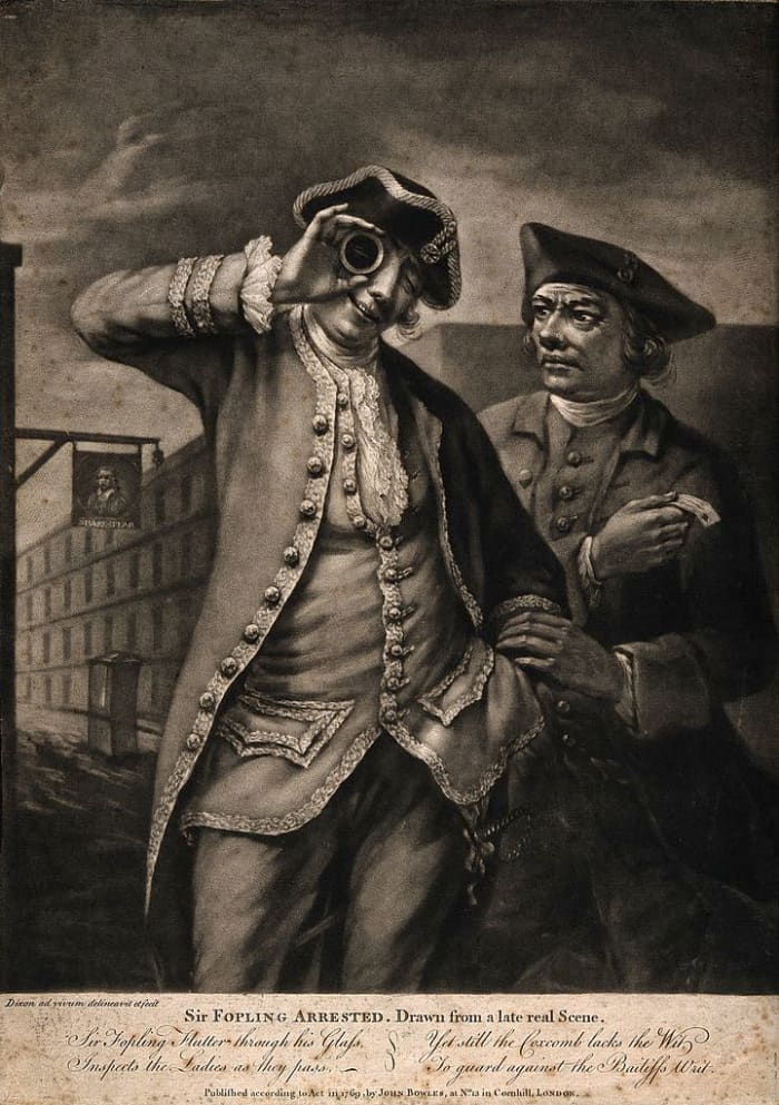 Sir Fopling Flutter: A Hilarious Figure portrayed by George Etherege in his witty comedy "Man of Mode"