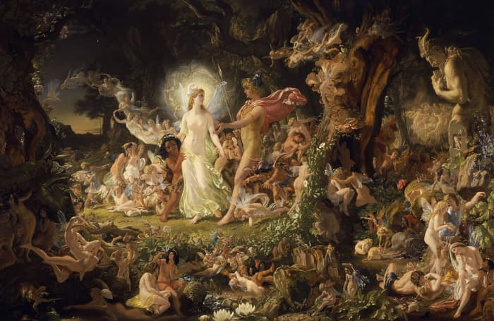 Oberon and Titania: Shakespeare makes extensive use of supernaturalism in his Romantic Comedy "A Midsummer Night's Dream