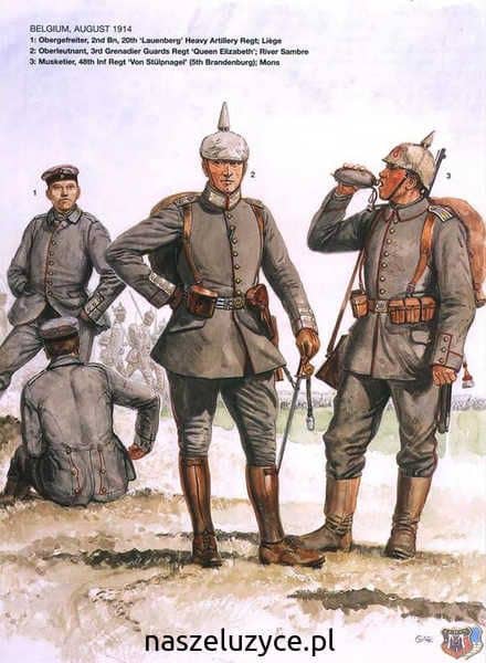 By contrast, German uniforms - like those of the other major powers - were much more subdued, reducing their casualties.