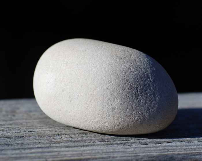 Compact Limestone Cobbler - Lake Michigan Beach Stone  