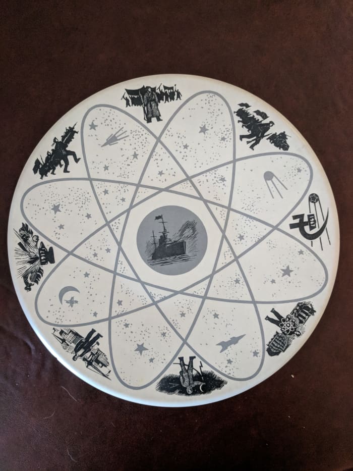 1967 Commemorative Plate Celebrating the Former USSR's Progress Since the October 1917 Communist Takeover of Russia