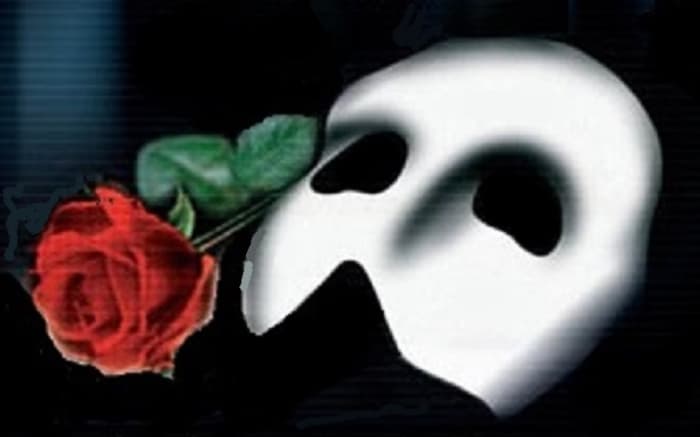 The Musical by Andrew Lloyd Webber, first performed 1986, is a favorite among Phantom fans. The white mask and rose has become the iconic symbol of the sad tale.