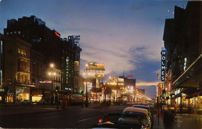 New Orleans at night is the incongruous setting of much of Dunces' neckbeard activity.