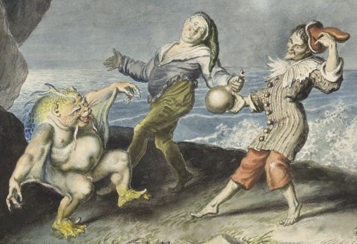 Traditional Stage Representation prefers to show Caliban as a deformed creature, associating physical deformity with mental savagery: An Unforgivable Notion