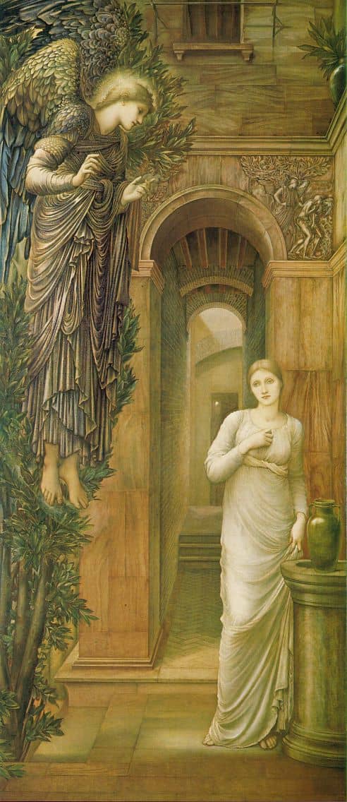 The Annunciation - The Archangel Gabriel Visits Mary the Mother of Christ