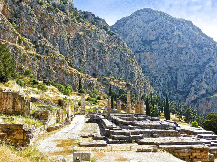 Delphi was the spiritual center of Ancient Greece. Many myths and epics began because of the prophecies spoken here.