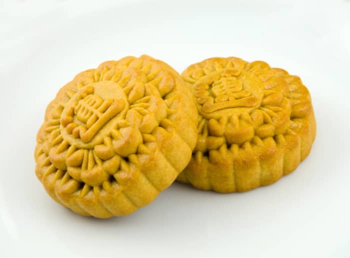 Traditional Chinese mooncakes. Nowadays, mooncakes come with all sorts of fillings and crusts.