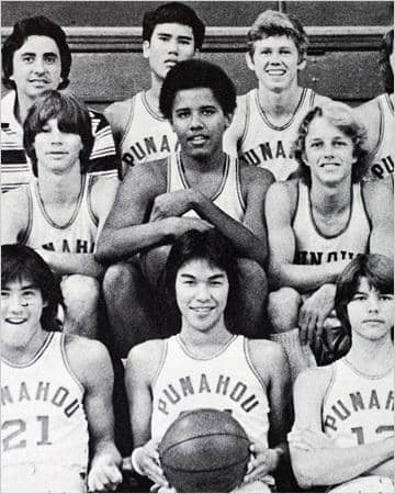 Barrack Obama played basketball at his Hawaii high school and on the FBI basketball court in Washington, D.C., where he lost several teeth in pick-up games.
