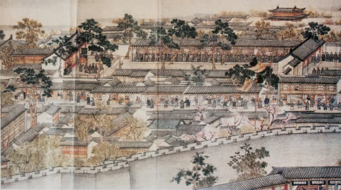 Examination halls like these, and not vast landholdings, were the basis of power of the Chinese aristocratic elite. Not a European based system of power.