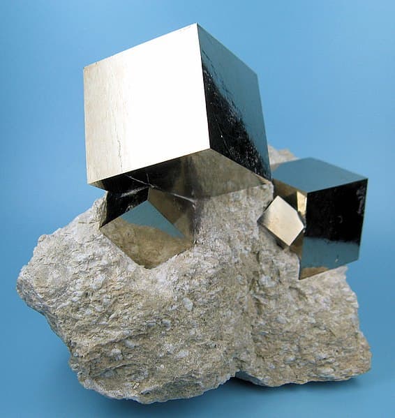 Pyrite has a number of diverse uses, including in the production of sulphuric acid, in jewellery and as a potential candidate for new solar cells