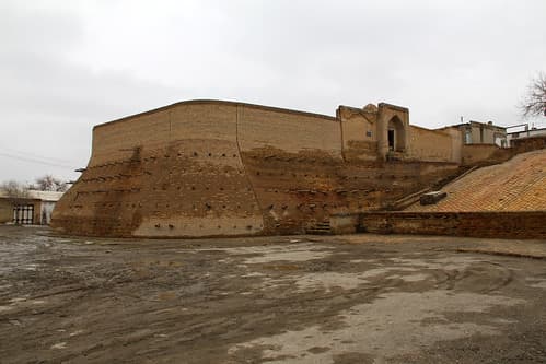 The forbidding facade of the Zindan Prison in which Stoddard and Conolly languished.