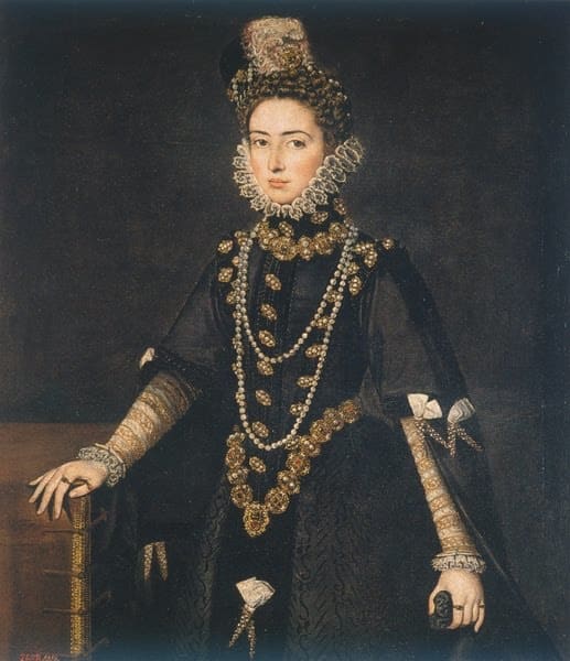Portrait of the Infanta Catherine Michelle duchess of Savoy (1595), Madrid, Prado Museum