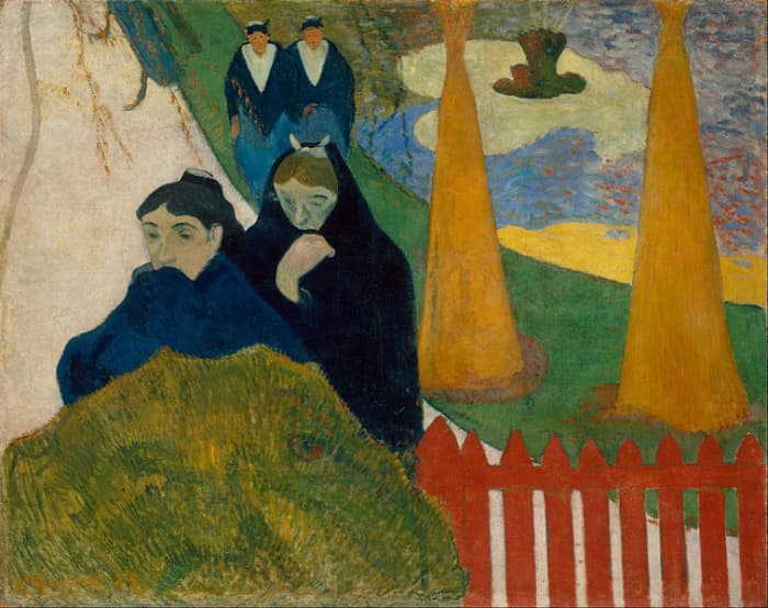 This painting by Paul Gauguin is a lesser-known work sold by the artist to another famous painter, Van Gogh, for the sum of 300 French francs in the late nineteenth century!