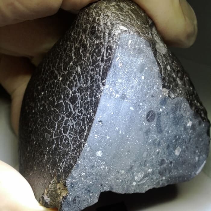 Dubbed "Martian meteorites", these rocks are formed on the planet Mars, and end up on Earth after being dislodged by meteorite impact.