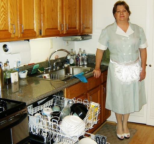 Does working as a maid create a positive or negative situation for women?