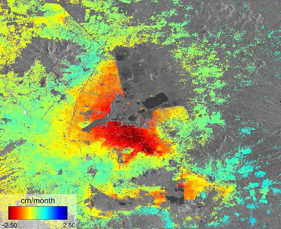 Mexico City Land Subsidence