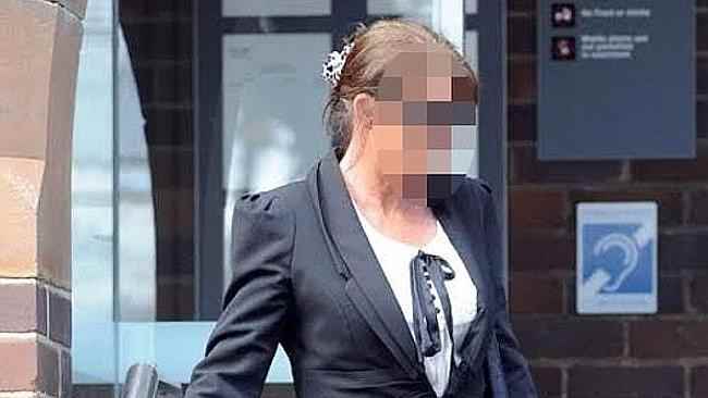 Betty Colt at her sentencing.