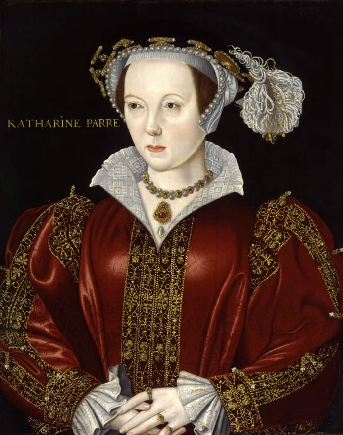 Catherine Parr, Henry's sixth and last wife. Catherine outlived Henry and remarried after his death. She was a reformer and argued with Henry about religion.