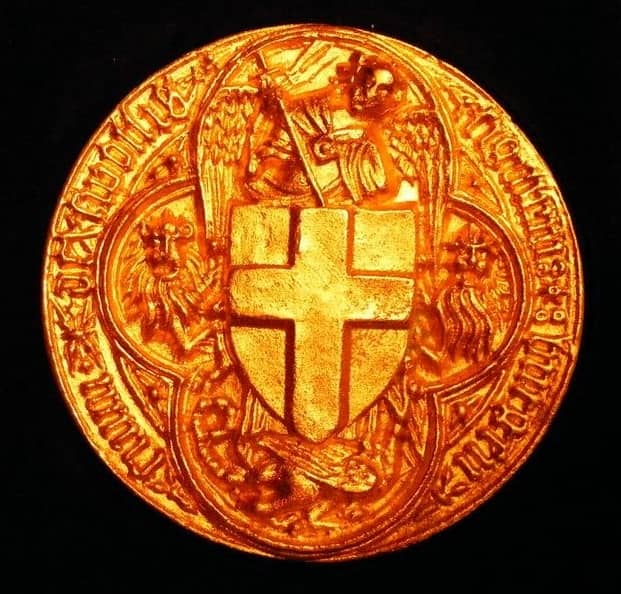 Medal awarded to Leo Major making him an honorary citizen of Zwolle April 14, 2005 (exactly 60 years after he liberated the city).
