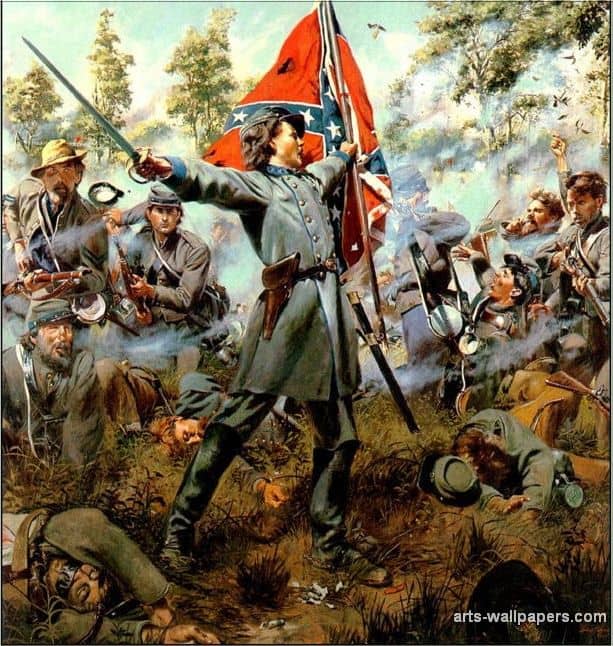 The Confederates had the mindset that their cause in the war was right, and that the war was one of Northern Aggression. This sentiment can still be seen and felt today in some of the Southern states.