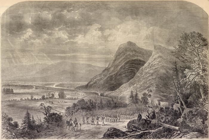 The Shenandoah Valley was a prime example of the geography of the American South as the valley was surrounded by vast ridges and provided a strong natural defense for the Confederacy.