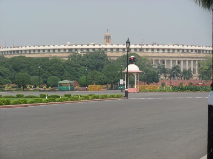 The Indian Parliament’s Central Hall Building