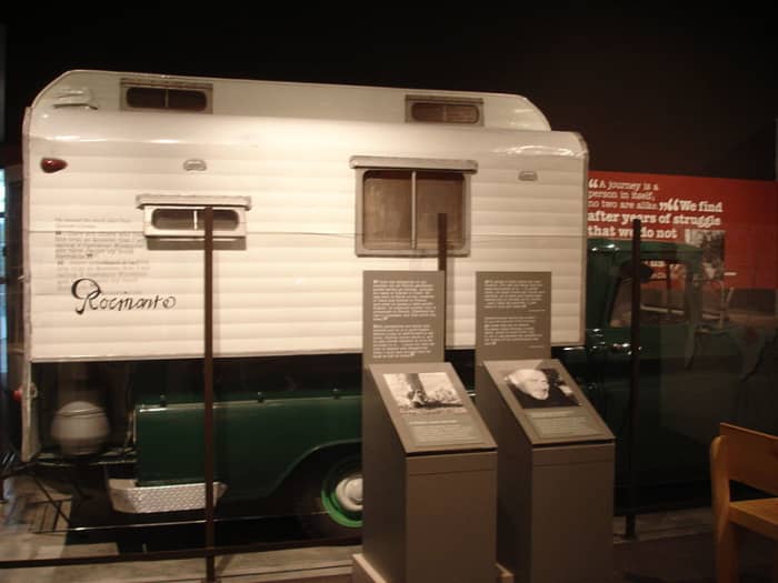 John Steinbeck traveled in this camper across the US in 1960 with his poodle Charley, gathering folklore.