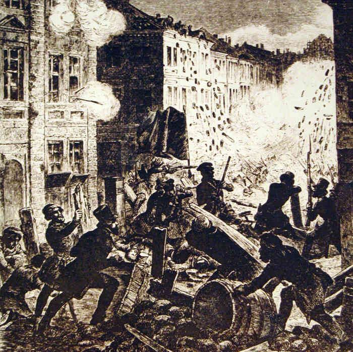 Riots in the streets of St. Louis by supporters of Governor Jackson's pro-Southern supporters.