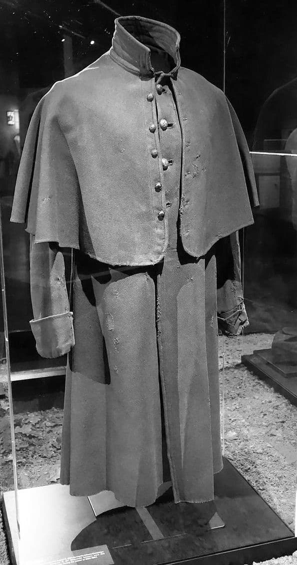 A roomy cloak could easily hide something from view.