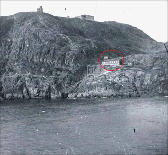Abandoned TB isolation hospital on Signal Hill where Marconi had set up his receiver.