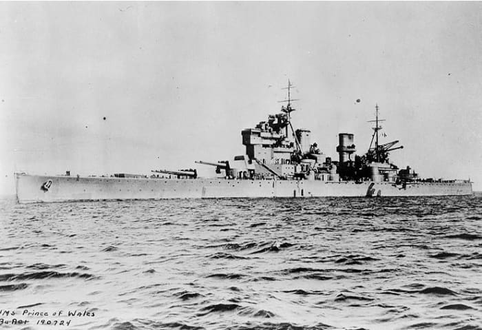 Historians generally agree that the Great Depression ended with the advent of World War II. Pictured is the HMS Prince of Wales, ordered in 1936 as part of the British re-armament program, which lasted from 1934 to 1939.