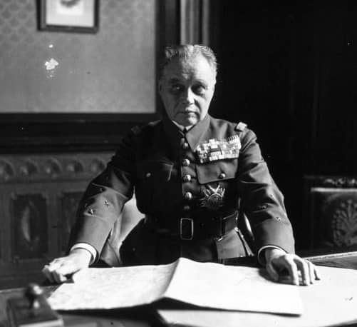 Maurice Gamelin, the commander of the French Army in 1940, the originator of the fateful Dyle plan, a tragically flawed commander. His tendency for emotional highs and lows rendered him depressed and unable to respond in 1940.