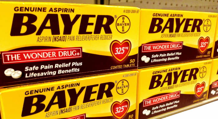 As you can see, Bayer are fully comfortable with using the term 'Wonder Drug' in relation to their own product. A tad big-headed, if you ask me, though Aspirin is pretty wondrous.