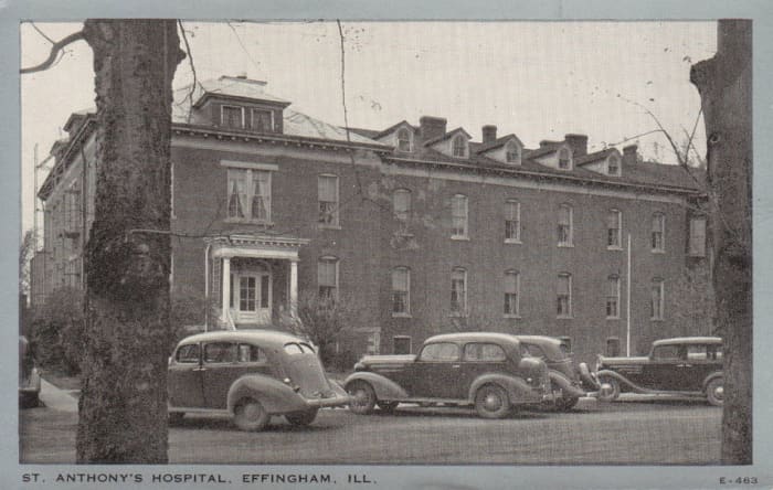 St. Anthony's as it appeared before the fire of April 4, 1949.