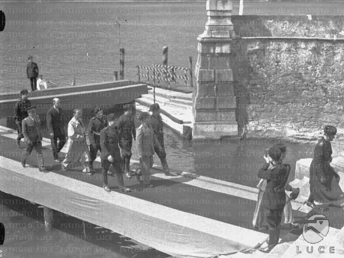The Stresa Front between France, Britain, and Italy to contain Germany, and the high point of Franco-Italian relations: shortly thereafter undone by the war in Ethiopia