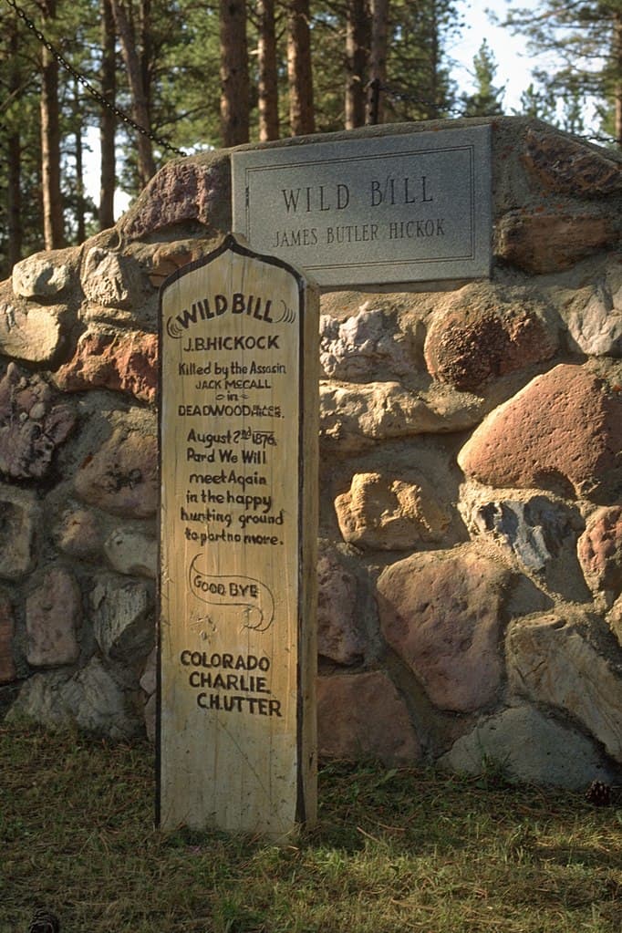 Grave of Wild Bill Hickok.